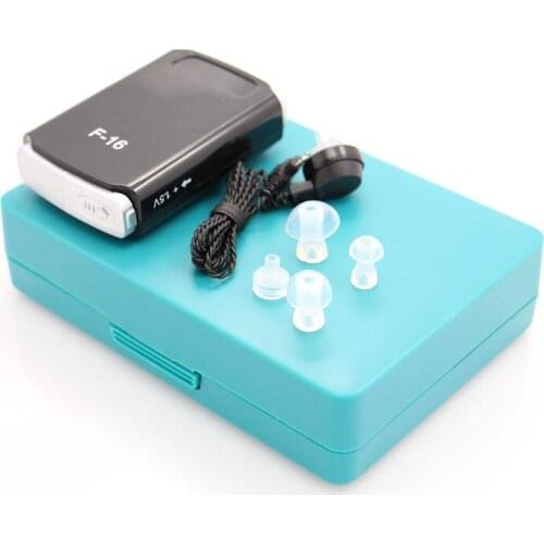 Personal Hearing Aid Sound Pocket for Elderly Receiver Black Sound Amplifier Hearing Care For Bigger Sound Hearing Care