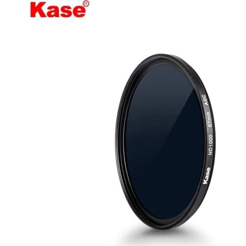 Kase 49 52 58 62 67 72 77 82mm AGC Optical Glass Multilayer Coating ND8 ND64 ND1000 Neutral Density ND0.9 ND1.8 ND3.0 Filter