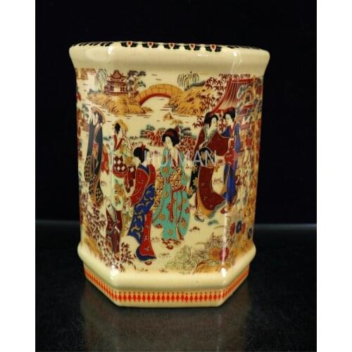 China Porcelain Hand Painting Elaborate Crafts Home Decoration