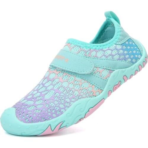 Summer Children Kids Quick Dry Beach Barefoot Aqua Water Shoes Wading shoes Lightweight Swimming Sneaker Boys Girls Beach Shoes