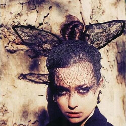 Fashion Rabbit Ear Black Sexy Lady Lace Mask Eye Mask For Party Fancy Dress Costume For Halloween Masquerade Dancing Party Mask