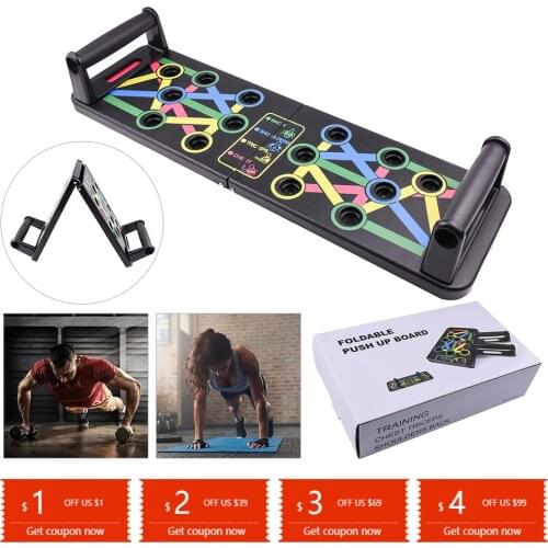 Push Up Rack Board Multi-Function Fitness Equipment BodyBuilding Muscle Abdominal Training Gym Exercise Equipment for Men Women