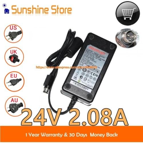 Genuine Posiflex EA1050D-240 Adapter 24v 2.08A 50W 3 Pin Power Supply Laptop Adapter EA1050D240 adapter