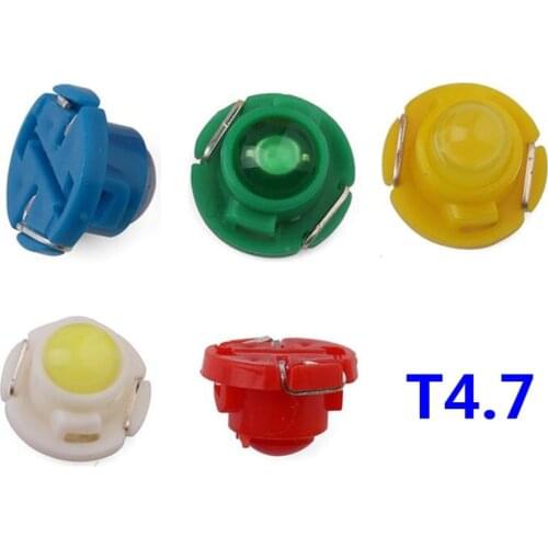 5PC LED light T4.7 Instrument bulb LED RED T4.7 blue T4.7 led Clock lights led Air conditioning light bulb 12mm base