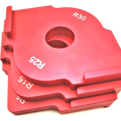 1set Wood Panel Radius Quick-Jig Router Table Bits Jig Corner Templates Kit