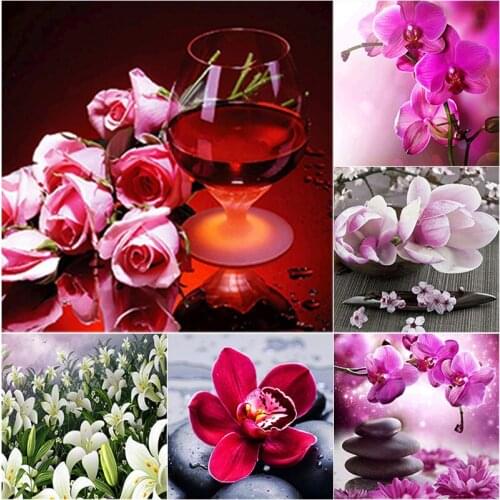 5D DIY Diamond Painting Landscape Cross Stitch Flower Diamond Embroidery Full Square Round Drill Crafts Home Decor Manual Gift
