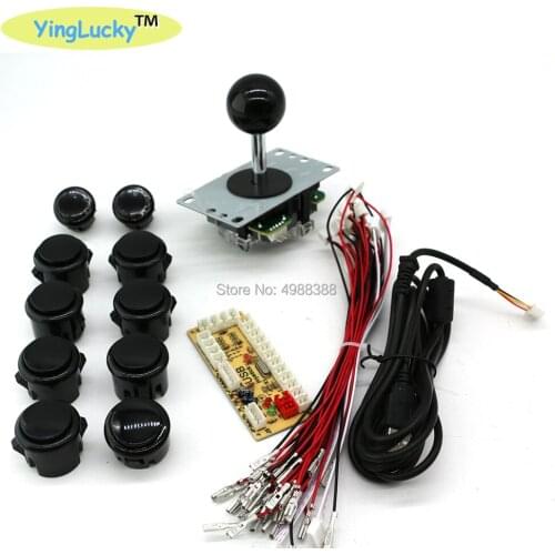 Arcade DIY Kit & Joystick para Sanwa DIY Kit de retardo a cero, jamma DIY Kit de codificador USB para PC Sanwa Arcade Joystick