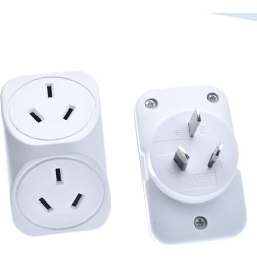 Australia Wall Socket Extension Outlet Spread 1 to 2 Way AU Standard Socket Power Wall Strip high Watt China New Zealand Adapter