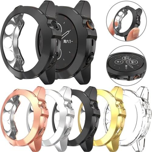Plating Color Soft TPU Protector Case for Garmin Fenix 5X Watch Cover Lightweight Bumper for Fenix 5 X Thin Shell Accessories