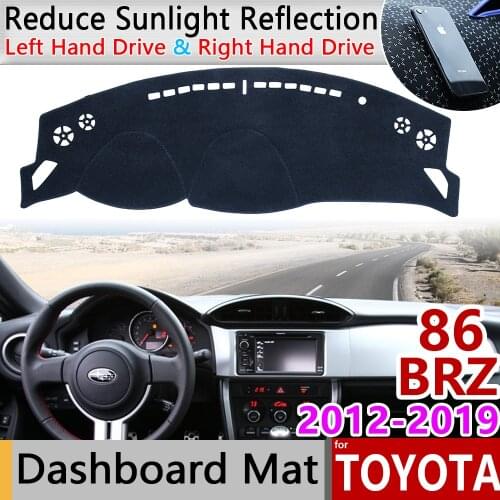 For Toyota 86 GT86 FT86 Scion FR-S Subaru BRZ 2012~2019 Anti-Slip Mat Dashboard Dash Cover Pad Sunshade Dashmat Accessories 2018