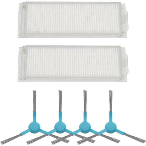 HEPA Filter side Brush Mop Pads Cloth for Cecotec Conga 3290 3490 3690 Vacuum Cleaner Spare Parts Side brush Proscenic m7