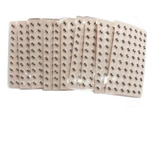 Acupuncture needle 1200/pack double Vaccaria Seeds paste ear points massage seed slimming body cure myopia weight loss 2packs