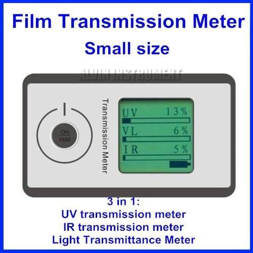 Solar Film Transmission Meter transmittance tester Visible Infrared UV small size testing sample Thickness
