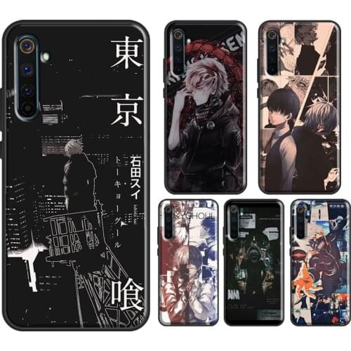 Kaneki Ken Tokyo Ghoul For Realme X7 Pro 6 7 X2 XT C3 X50 OPPO Reno 4 Pro Case For OnePlus Nord 8 Pro 7T Cover