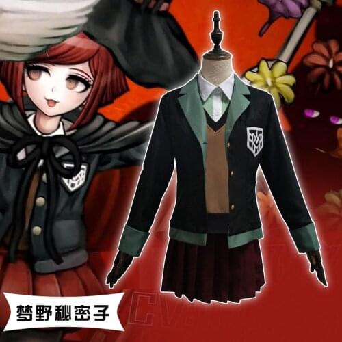 Danganronpa Magician Yumeno Himiko Cosplay Costume School Girl Uniform Halloween Christmas Party Masquerade Anime Shows