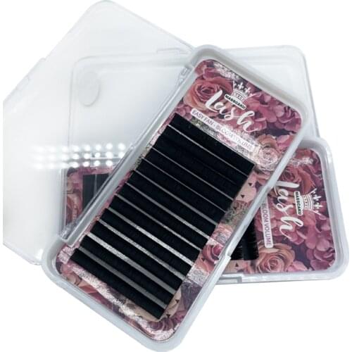 Fast Ship 2d-6d Magnetic Camellia Lashes 1s Blooming Eyelash Extensions Individual Soft Faux Cils Russian Flowering Fan