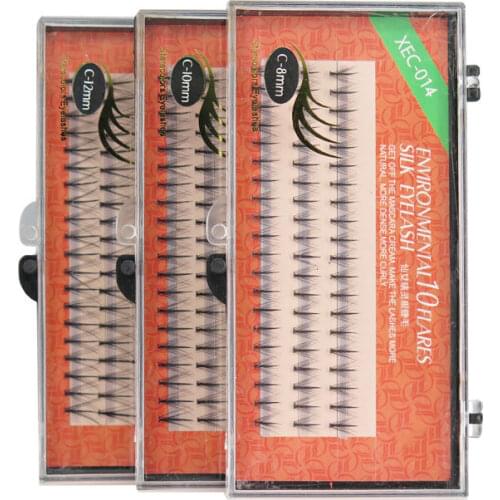 New fashion mink eyelash natural soft and light false eyelash middle dense side suit for 3d eyelash