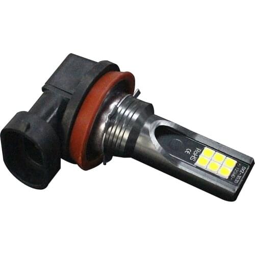 New Car Lamp Auto Light Bulbs High Power H8/H9 H11 3030 12SMD LED Fog Lights Free shipping 12V 6000K