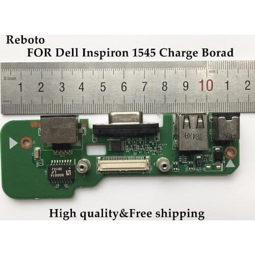 Original High quality 48.4AQ03.021 FOR Dell Inspiron 1545 charger board DC jack board LAN board VGA board