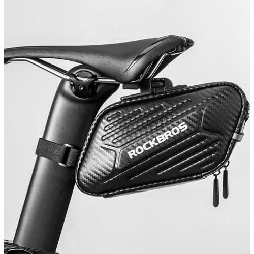 Bicycle Saddle Bag Hard Shell Bike Seat Bag Reflective 1.5L Cycling Tail Rear Bag MTB Road Bike Bag Bicycle Storage Bag