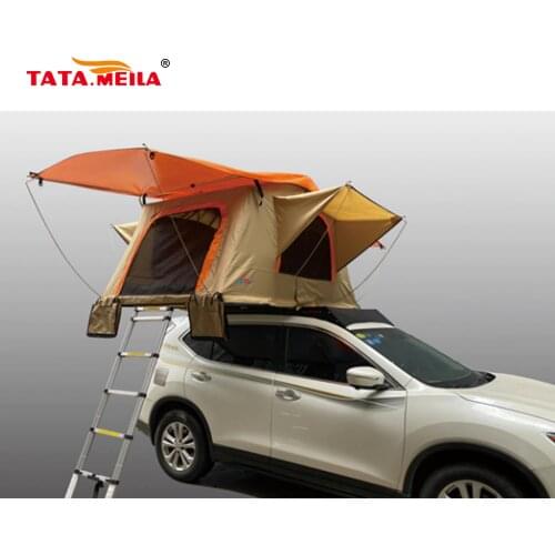 TATA.MEILA Outdoor Car Top Waterproof Tent, 4*4 Off-road Truck Camping Tent, Awning Sunshlter Shade Car Tent