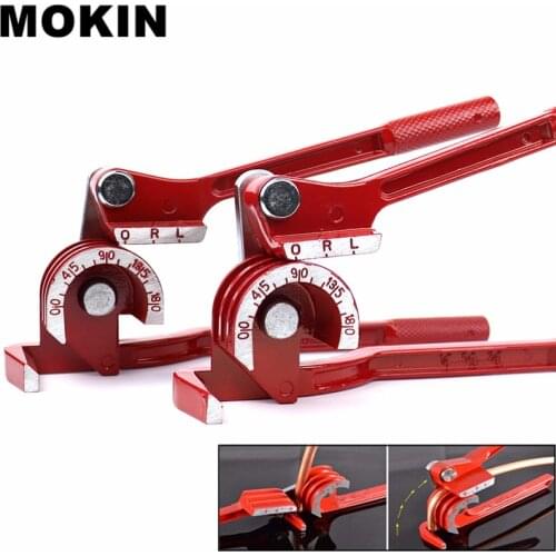 3 in 1 Tube Bender Pipe Combination Pliers 180 Degree For 1/4"-3/8''/6-10mm Copper Pipe Lever Type Manual Refrigeration Tool