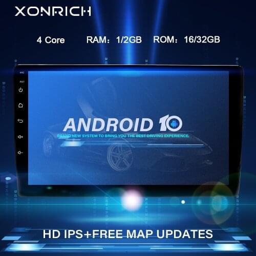 10 .1 1 Din Android 10.0 Universal Autoradio Car Multimedia Player Stereo GPS Navigation Bluetooth Video Audio Player Wifi