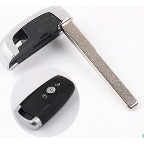 DAKATU Uncut Prox Smart Key Blade Blank Replacement Emergency Insert For Ford Fusion F series Smart Emergency Key