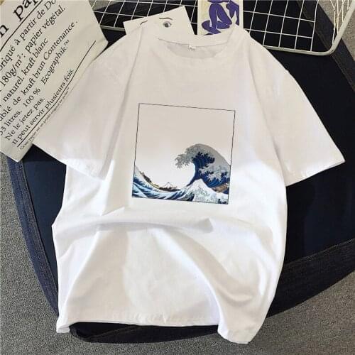 Summer Great Guardian Wave hot selling T Shirt women Aesthetic Cute Short Sleeve Vintage Harajuku Streetwear Anime Tshirt