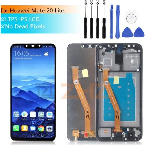 For 6.3" Huawei Mate 20 Lite mate 20lite LCD screen Display+Touch panel Digitizer for mate 20 lite +Frame repair parts