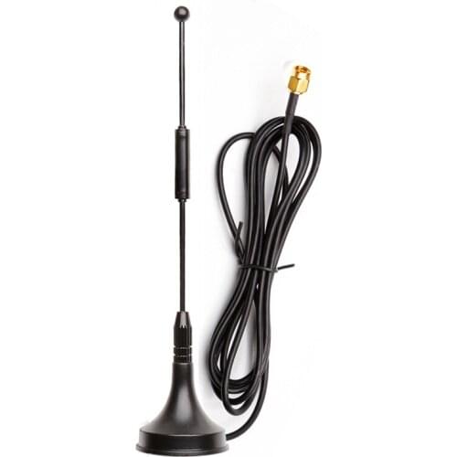 7dBi 433MHz Antenna SMA Male Magnetic Mount Antenna with 3M Cables for Signal Booster Walkie Talkies