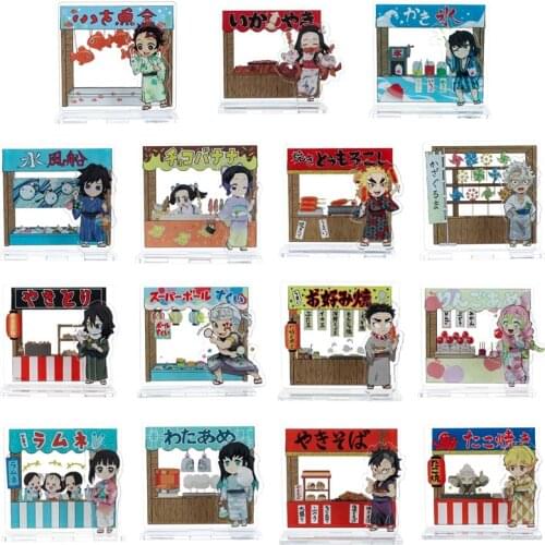 Anime Demon Slayer Kimetsu no Yaiba Kamado Tanjirou Kamado Nezuko Acrylic Stand Figure Model Desk Decor Toy Gifts