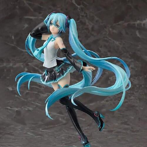 Hatsune Miku Anime Figure 1/8 VOCALOID V4 CHINESE Miku Flying Posture Manga Statue PVC Action Figure Collectible Model Doll Toys