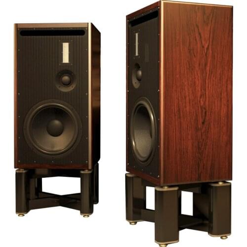 B-002 3-Way -3-Driver 15" woofer Bookshelf Speakers RAAL 14015d-7 ribbon Tweeter 3" Volt vm752 dome Midrange without stand