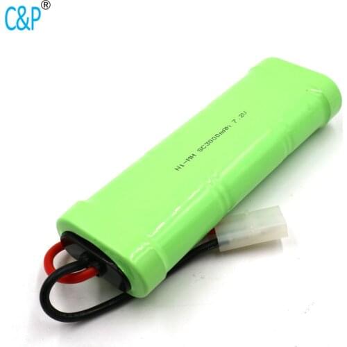 C&P Toy car Model airplane 7.2VA 3000mAh 3500mAh remote control car Power pack Rechargeable battery