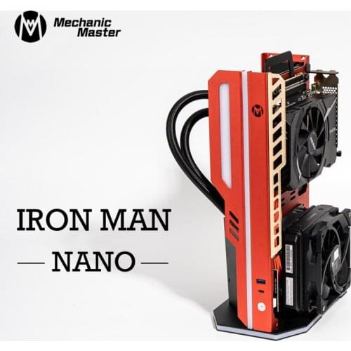 Mechanic Master Iron Man-Nano Open Chassis ITX Motherboard Computer Case