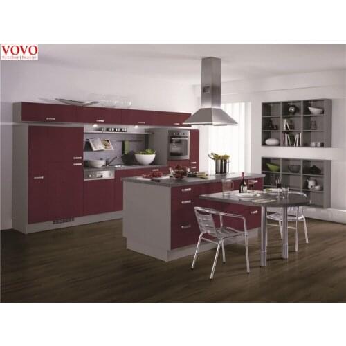 Darj purple lacquer kitchen cabinet