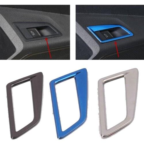 For VW Volkswagen Passat B8 Sedan Variant Alltrack 2015 2016 2017 2018 Stainless Steel Car Rear Trunk Switch Frame Cover Sticker