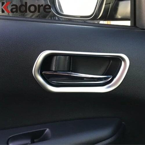 For Nissan Serena 2016-2019 2020 2021 Car Interior Inner Door Handle Catch Cover Trim Panel Car-styling Accessories