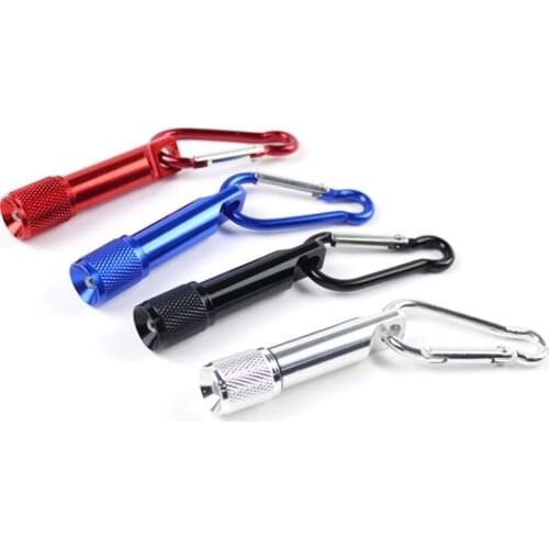 Mini Pocket Flashlight Keychain Handy Aluminum Alloy LED Light Outdoor Camping/Hiking Lighting Super Bright Night Lamp Keyring