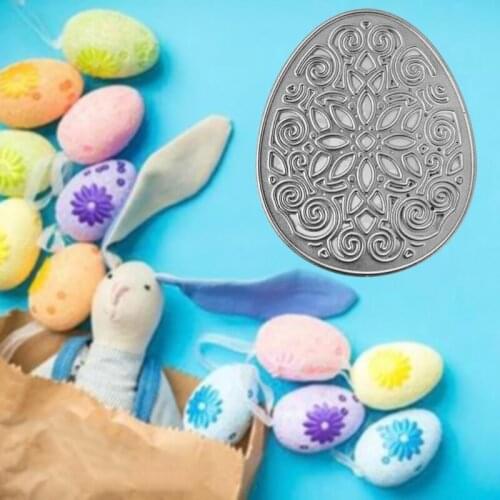 Easter Eggs Metal Cutting Dies Stencil Scrapbooking DIY Album Stamp Paper Decor H58C