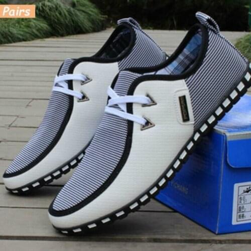 Fashion Driving Shoes Men Flats Slip on Loafers Italian Flat Shoes Men Casual Shoes Zapatillas Hombre SIZE 39-47