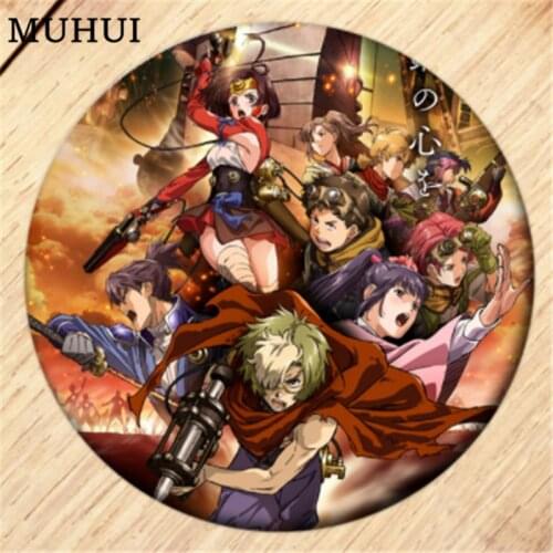 2020 New Anime Kabaneri of the Iron Fortress Brooch Pin Cosplay Badge Accessories For Clothes Backpack Decoration gift