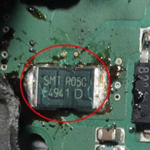 New R050 SMT-R050 Car ECU Board Ignition Resistance 8201AG Side