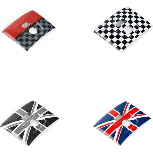 Car Cigarette Ignition Lighter Panel Cover For Mini Cooper F60 Countryman Car Center Console USB AUX Frame Sticker Accessories