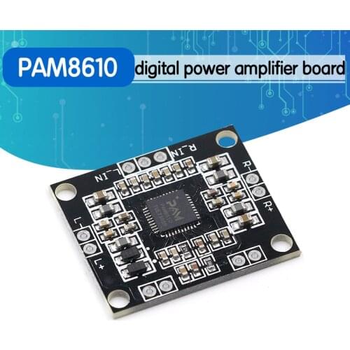 PAM8610 digital power amplifier board 2 x15w dual channel stereo mini class D power amplifier board