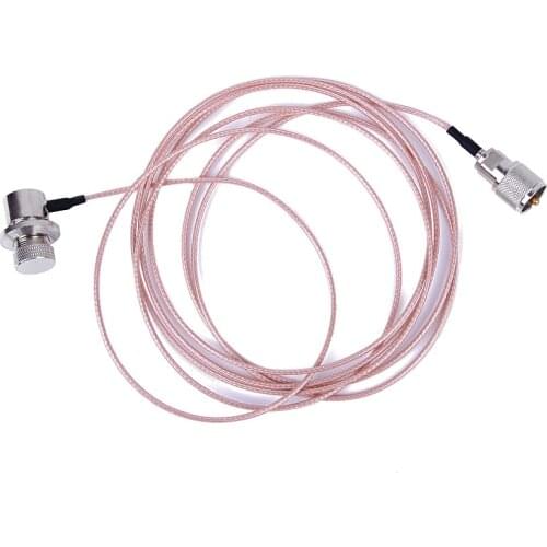 SURMEN Walkie Talkie Antenna Extension Cable SC-316 5-meter PL-259 SO-239 for Car Radio For Kenwood Yaesu Two Way Radio Cable