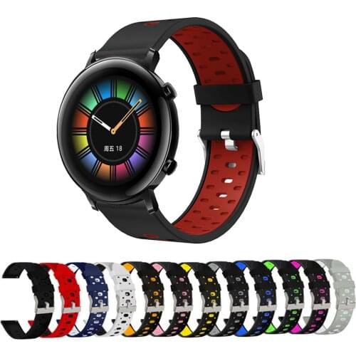 20mm Silicone Easy Fit Strap For Huawei Watch GT 2 42mm Sports Replacement Watchband For Amazfit GTS/GTS 2 Mini Bracelet Correa