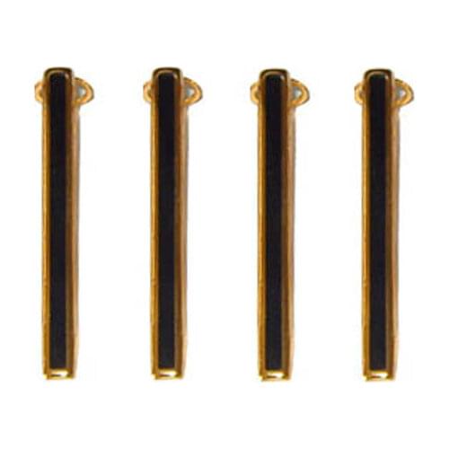 Gold pen clips with black stripe for slimline pen/pencil RZ-SC-G&B