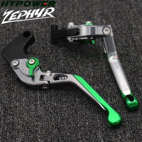 16 Colors Adjustable Folding Extendable Motorcycle CNC Brake Clutch Levers For Kawasaki Zephyr 550 1991-1999 1998 1997 1996 1995